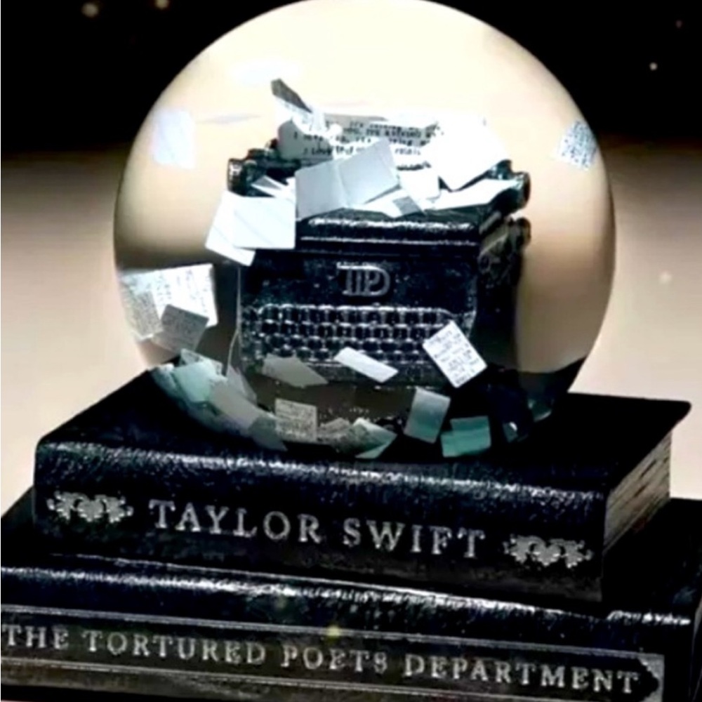 Brand new in box Taylor Swift TTPD snow globe. Same day shipping!!
